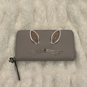 Kate Spade Hop To It Buddy Rabbit Wallet